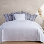 Κάλυμμα Κρεβατιού Υπέρδιπλο 230×240 Nef Nef Bernard White