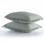 Ζεύγος Μαξιλαροθήκες 52×72 Nef Nef Illyria Chaki