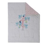 Κουβερλί Κούνιας 110×140 Nef Nef Paradise Birds Mint