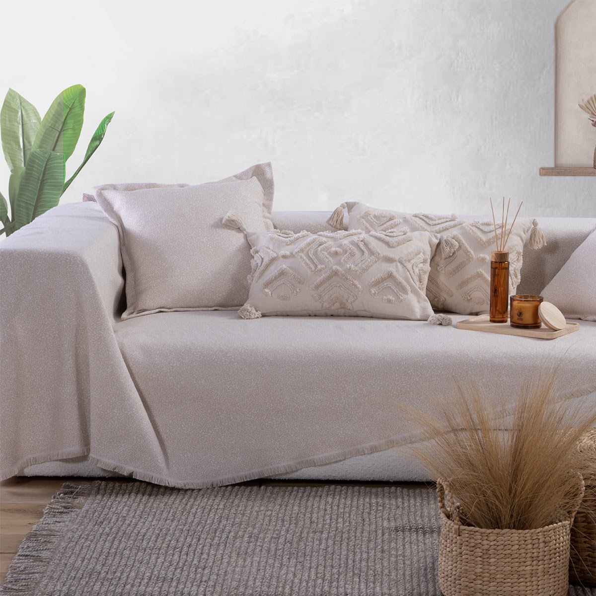 5205495585994 Ριχτάρι Τριθέσιος 170×300 Nef Nef Aronia Ecru - Image 1