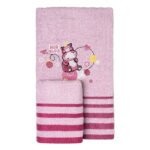 Σετ πετσέτες Art 5419 Σετ 2τμχ Λιλά   Beauty Home