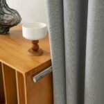 Κουρτίνα Full Blackout σκίασης με 8 κρίκους Total Art 8446 140x270 Γκρι   Beauty Home - Image 11