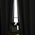 Κουρτίνα Full Blackout σκίασης με 8 κρίκους Total Art 8446 140x270 Γκρι   Beauty Home - Image 12