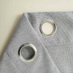 Κουρτίνα Full Blackout σκίασης με 8 κρίκους Total Art 8446 140x270 Γκρι   Beauty Home - Image 13