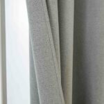 Κουρτίνα Full Blackout σκίασης με 8 κρίκους Total Art 8446 140x270 Γκρι   Beauty Home - Image 9