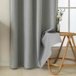 Κουρτίνα Full Blackout σκίασης με 8 κρίκους Total Art 8446 140x270 Γκρι   Beauty Home - Image 10