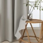 Κουρτίνα Full Blackout σκίασης με 8 κρίκους Total Art 8446 140x270 Εκρού   Beauty Home - Image 8