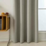 Κουρτίνα Full Blackout σκίασης με 8 κρίκους Total Art 8446 140x270 Άμμου   Beauty Home - Image 4