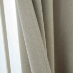 Κουρτίνα Full Blackout σκίασης με 8 κρίκους Total Art 8446 140x270 Άμμου   Beauty Home - Image 8
