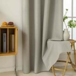 Κουρτίνα Full Blackout σκίασης με 8 κρίκους Total Art 8446 140x270 Άμμου   Beauty Home - Image 9