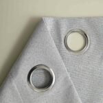 Κουρτίνα Full Blackout σκίασης με 8 κρίκους Total Art 8446 140x270 Ασημί   Beauty Home - Image 11