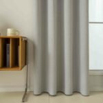Κουρτίνα Full Blackout σκίασης με 8 κρίκους Total Art 8446 140x270 Ασημί   Beauty Home - Image 4