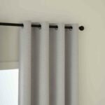 Κουρτίνα Full Blackout σκίασης με 8 κρίκους Total Art 8446 140x270 Ασημί   Beauty Home - Image 6
