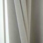 Κουρτίνα Full Blackout σκίασης με 8 κρίκους Total Art 8446 140x270 Ασημί   Beauty Home - Image 7