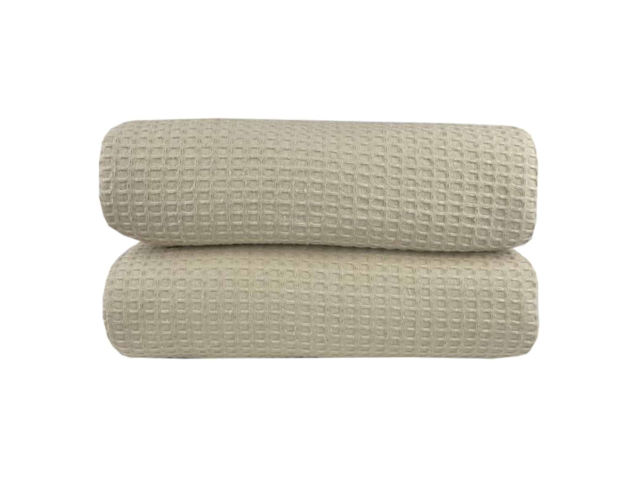 8601-scaled Κουβέρτα Πικέ Υπέρδιπλη Waffle 230χ245 Beige Astron Italy - Image 1