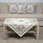 Χριστουγεννιάτικο Καρέ 90X90 Cotone Silver