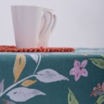 Αλέκιαστο Τραπεζομάντηλο 140×180 Nef Nef Valia  Petrol - Image 2