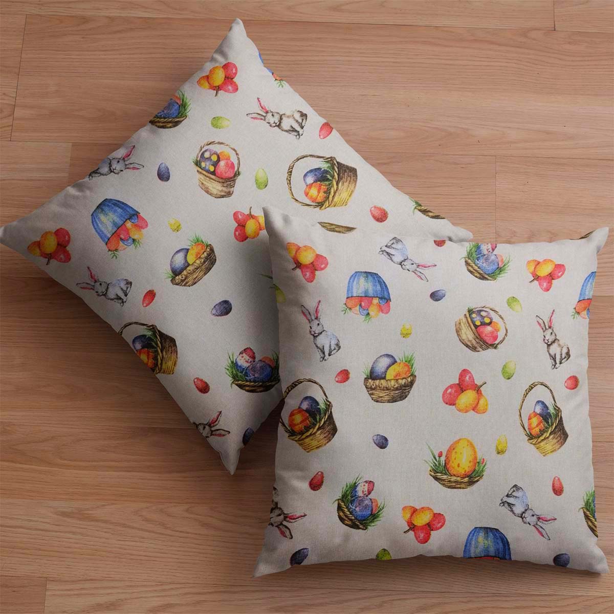 rabbit-1-max Πασχαλινή Μαξιλαροθήκη 45x45 Cotone | Rabbit 1 - Image 1