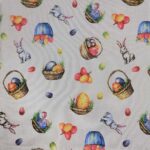 Πασχαλινή Μαξιλαροθήκη 45x45 Cotone | Rabbit 1 - Image 2