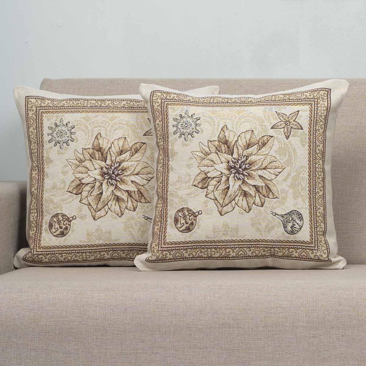 Μαξιλάρι-Golden-a Χριστουγεννιάτικη Μαξιλαροθήκη 45Χ45 Cotone | Golden a - Image 1