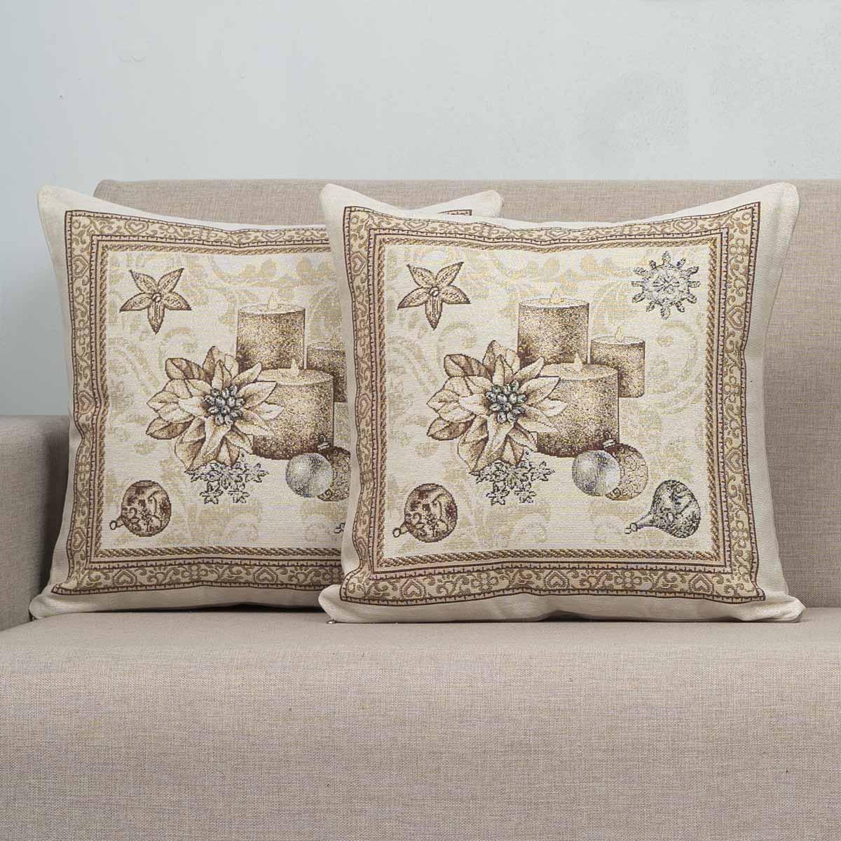 Μαξιλάρι-Golden-b Χριστουγεννιάτικη Μαξιλαροθήκη 45Χ45 Cotone | Golden b - Image 1