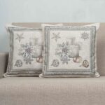 Χριστουγεννιάτικη Μαξιλαροθήκη 45Χ45 Cotone | Silver a