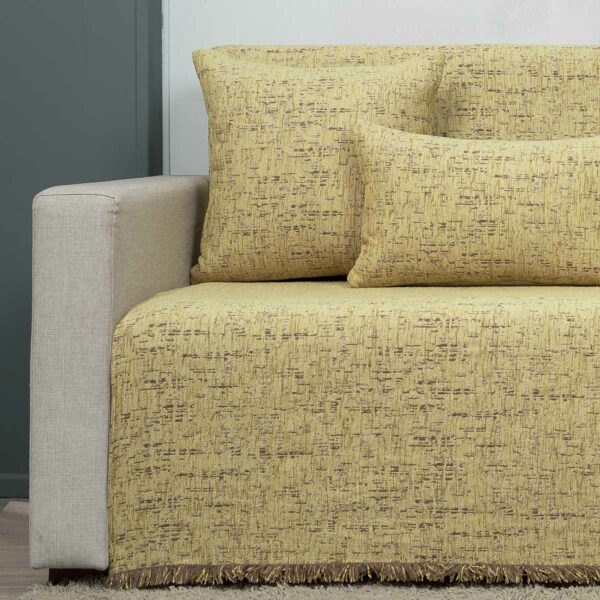 Ριχτάρι τετραθέσιου (175X340) Cotone Betty Χρυσαφί