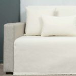 Ριχτάρι τριθέσιου (180X300) Cotone Cozy Εκρού