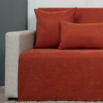 Ριχτάρι τριθέσιου 180x300 Cotone Cozy Κεραμιδί
