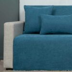 Ριχτάρι τετραθέσιου (180X340) Cotone Cozy Πετρόλ σκούρο