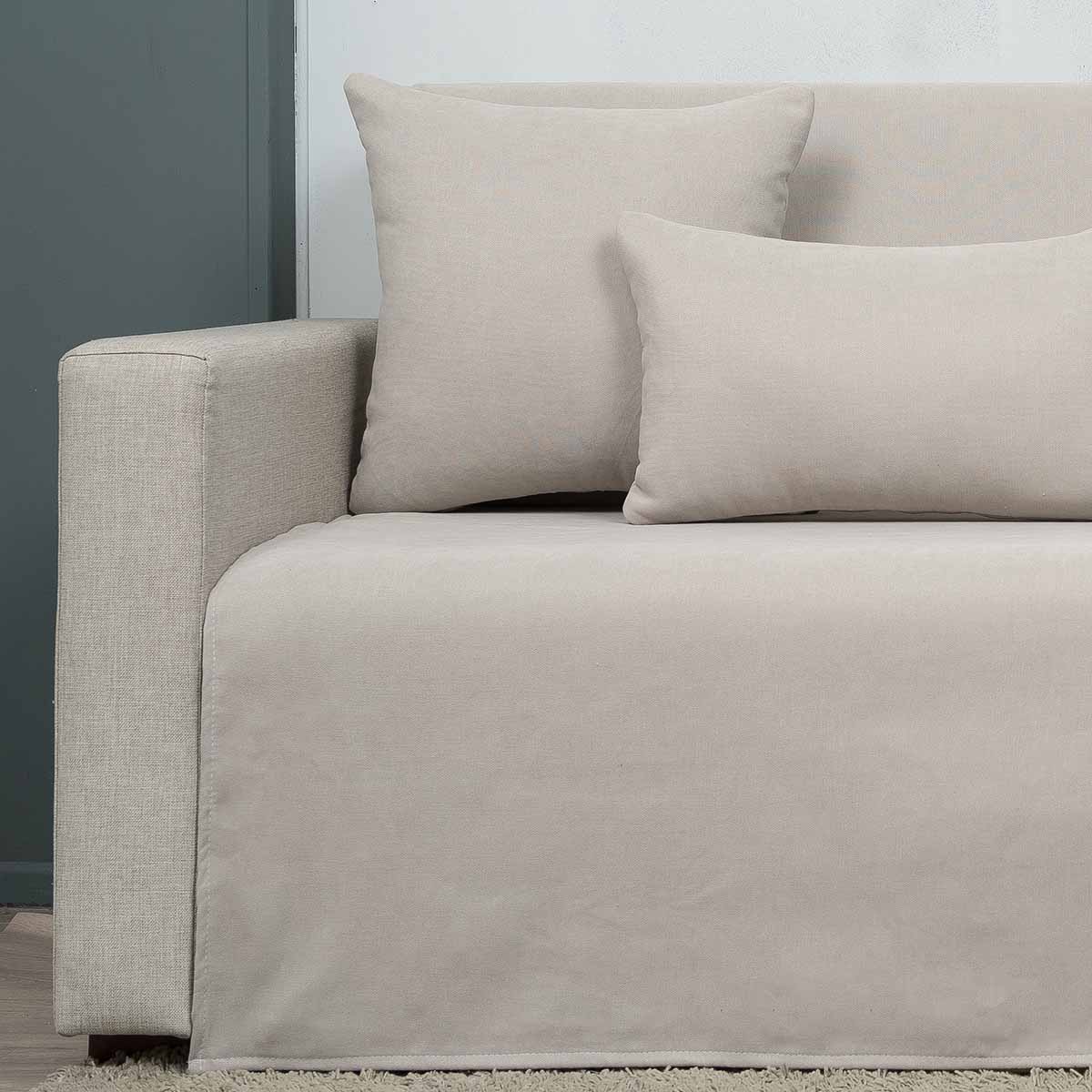 Ριχτάρι-Cozy-γκρεζ7 Ριχτάρι τριθέσιου (180X300) Cotone Cozy Γκρεζ - Image 1