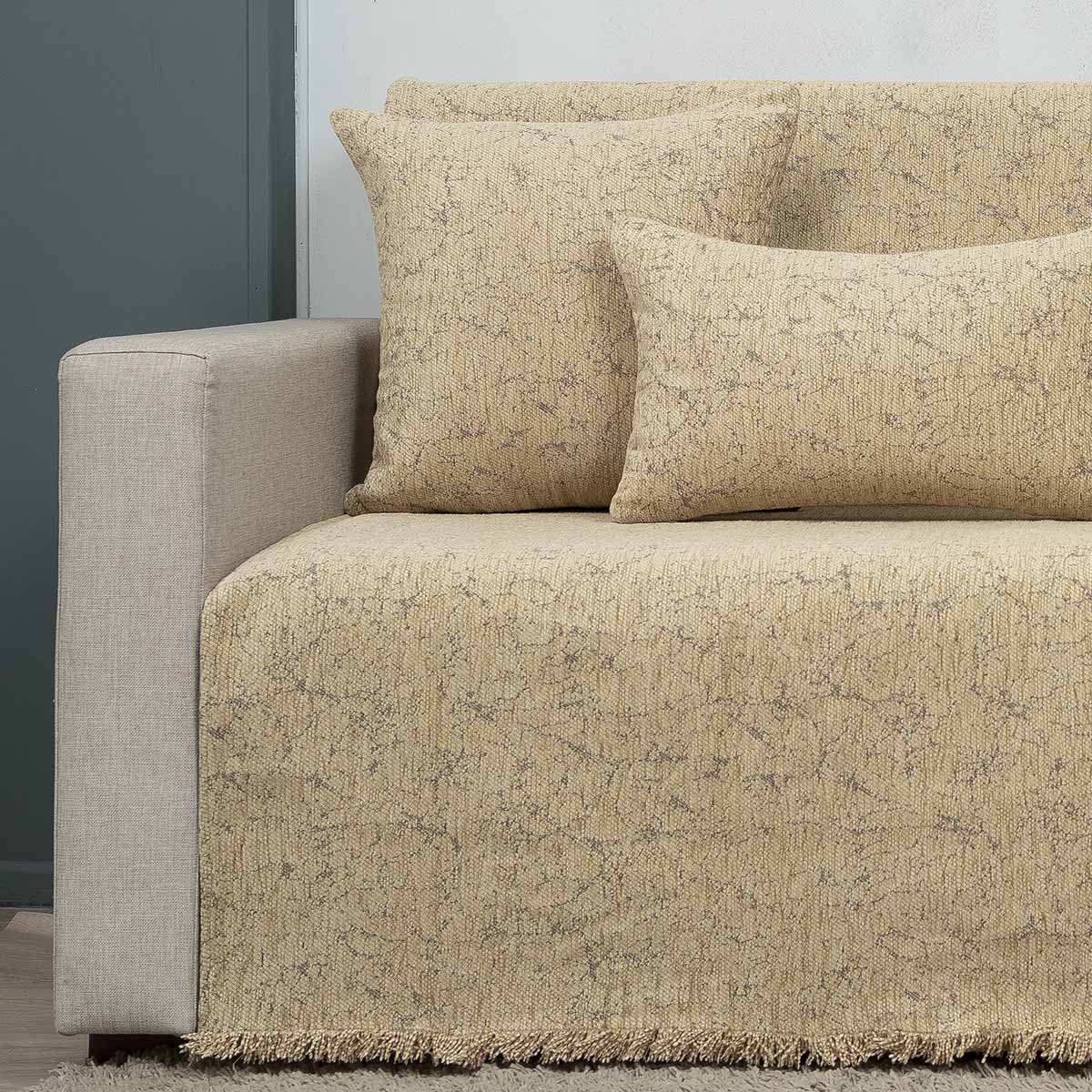 Ριχτάρι-Iris-Μπεζ22 Ριχτάρι πολυθρόνας (175X170) Cotone Iris Μπεζ - Image 1