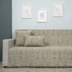 Ριχτάρι διθέσιου (175X240) Cotone Navarro Γκρι μπεζ - Image 3