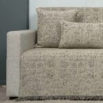 Ριχτάρι τριθέσιου (175X300) Cotone Navarro Γκρι μπεζ