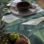 Τραπεζομάντηλο 140×140 Nef Nef Tropicana Green - Image 3