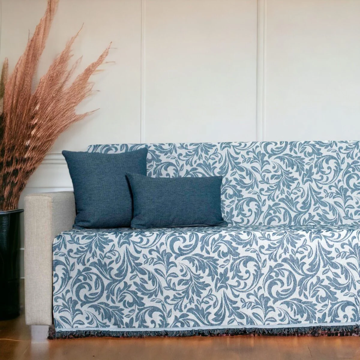 426170 Ριχτάρι Πολυθρόνας 170x170 Cotone | Sani Μπλε πετρόλ - Image 1