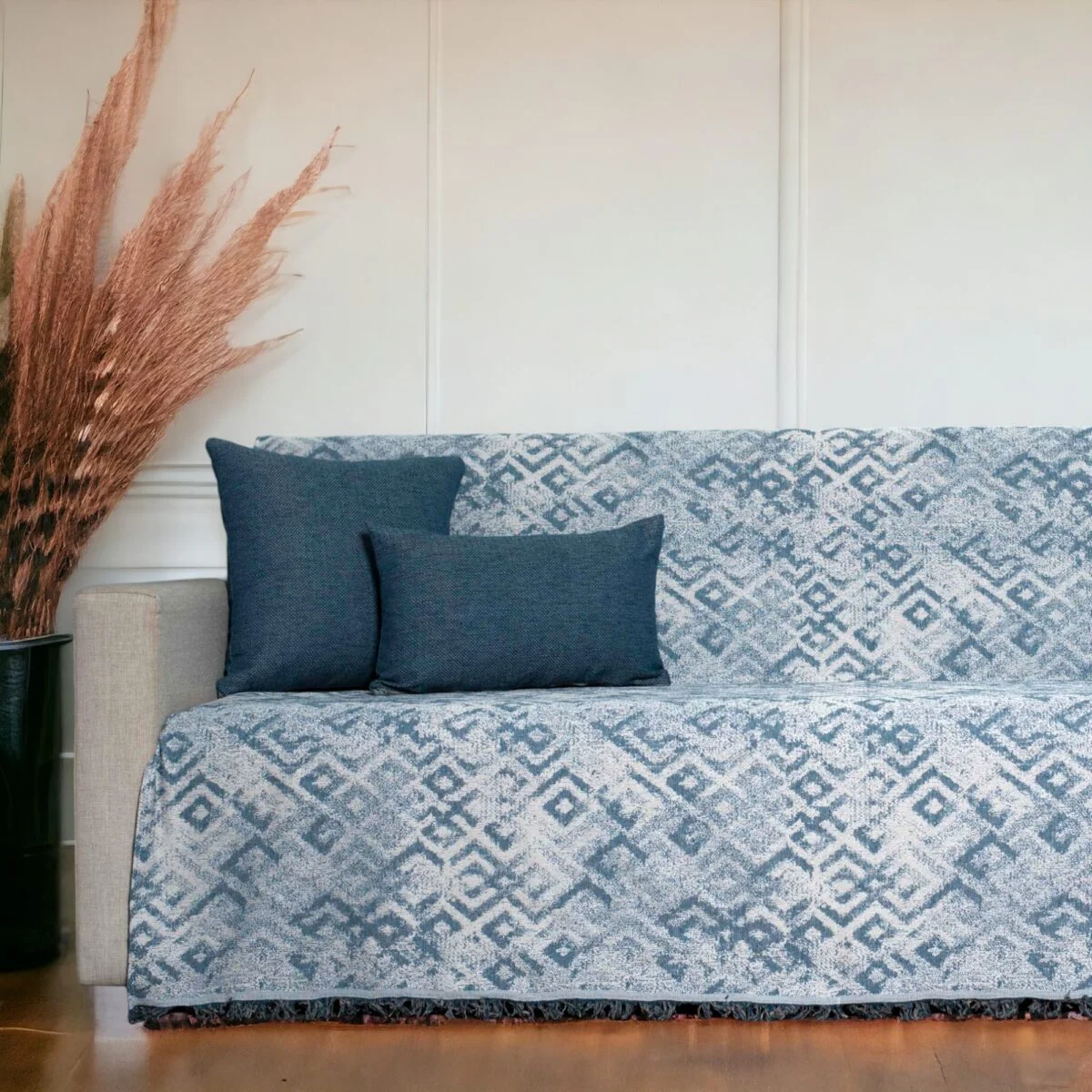 430240 Ριχτάρι Διθέσιου 170x240 Cotone | Mola Μπλε πετρόλ - Image 1