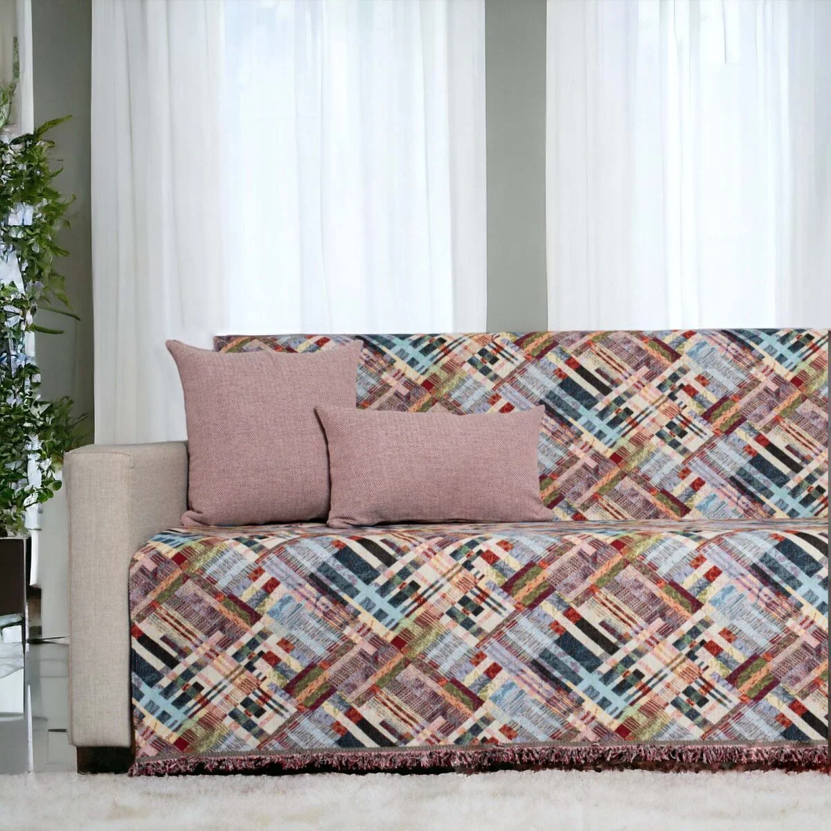 463240 Ριχτάρι Τετραθέσιου 170x340 Cotone | Artist - Image 1