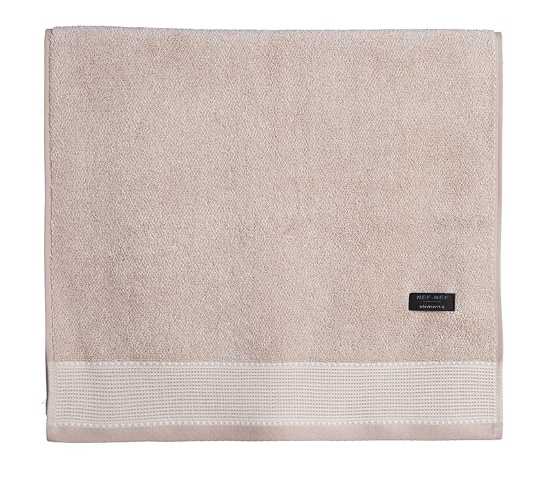 5205495576411 Πετσέτα Προσώπου 50×90 Nef Nef Elements Plainis Beiige - Image 1