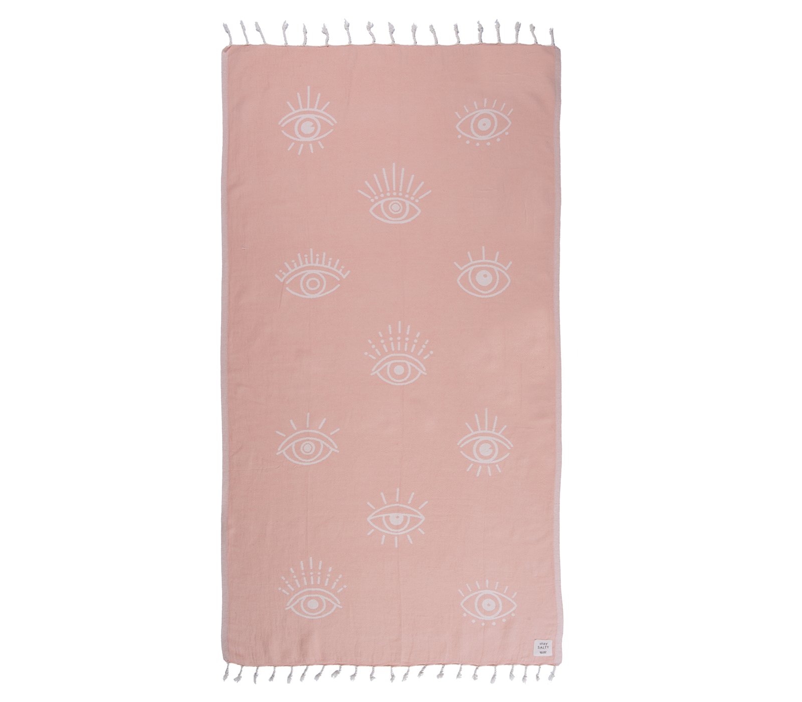 5205495585666 Πετσέτα Θαλάσσης 90×170 Nef Nef Eyes On Me Pink - Image 1