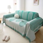 Ριχτάρια σετ 3τμχ Art 8618 (180x160 + 180x250 + 180x300) Πράσινο   Beauty Home - Image 2