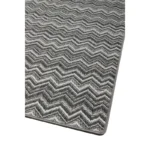 Ψάθινο χαλί Breeze 191/98 Μπεζ σκούρο-γκρι Zik Zak - 2,50x3 Colore Colori