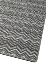 Ψάθινο χαλί Breeze 191/98 Μπεζ σκούρο-γκρι Zik Zak - ΣΕΤ (0,70x1,50)x2 0,70x2,20 Colore Colori