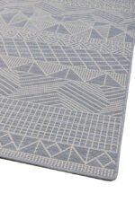 Ψάθινο χαλί Jersey 765/514 Ανοιχτό Πετρόλ Γεωμετρικά Σχέδια - 2,30x2,80 Colore Colori