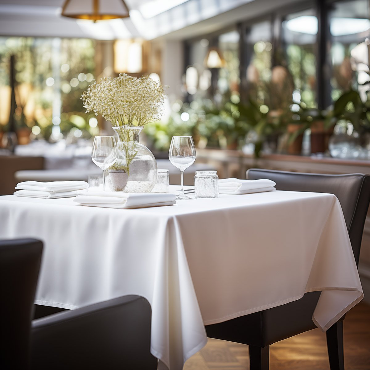 Stain Τραπεζομάντηλο επαγγελματικό Stain 150x260 Λευκό Beauty Home - Image 1