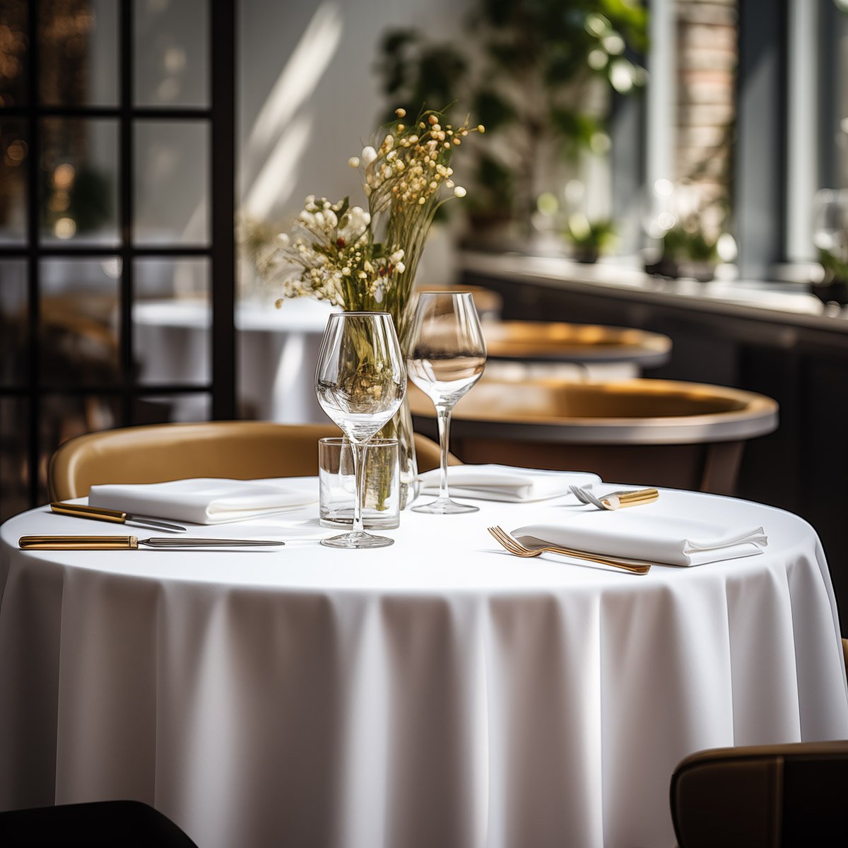 tablecloth_3_rotonta Ροτόντα επαγγελματική Stain Φ320 Λευκό Beauty Home - Image 1