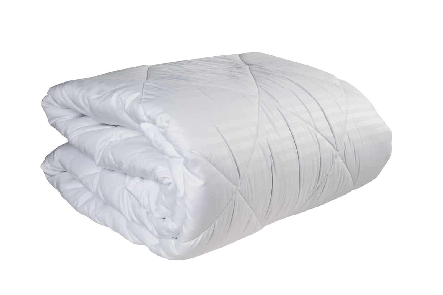 ΠΑΠΛΩΜΑ-1 Πάπλωμα Ξενοδοχείου Ριγέ 260γρ Υπέρδιπλο King Size 240X260 Astron Italy - Image 1