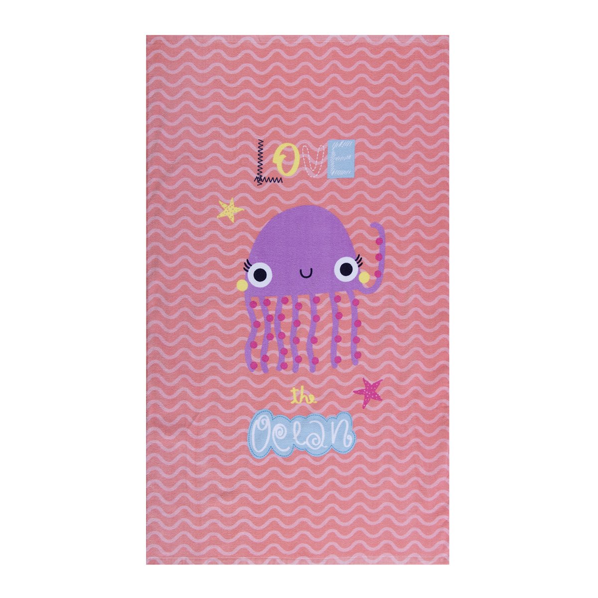 παιδική-πετσέτα-θαλάσσης-70x120-nef-nef-jelly-fish Παιδική Πετσέτα Θαλάσσης 70×120 Nef Nef Jelly Fish Coral - Image 1