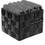 Σετ Πετσέτες 5 Τεμαχίων 30x30 Guy Laroche Σε Κουτί My Guest Anthracite
