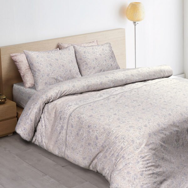 Σετ σεντόνια υπέρδιπλα με λάστιχο Cayman Art 12090 165x200+30 Μπεζ   Beauty Home